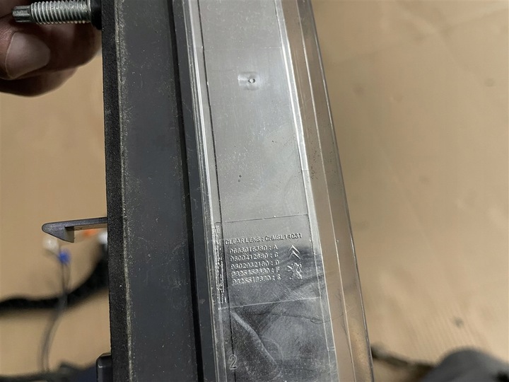 фото №7, Свет сплав w крышка багажника зад универсал sw 9688016380 peugeot 308 t9 2 ii