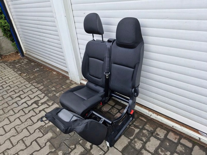 фото №9, Renault trafic 3 iii vivaro b сиденье правые двойной лавка диван