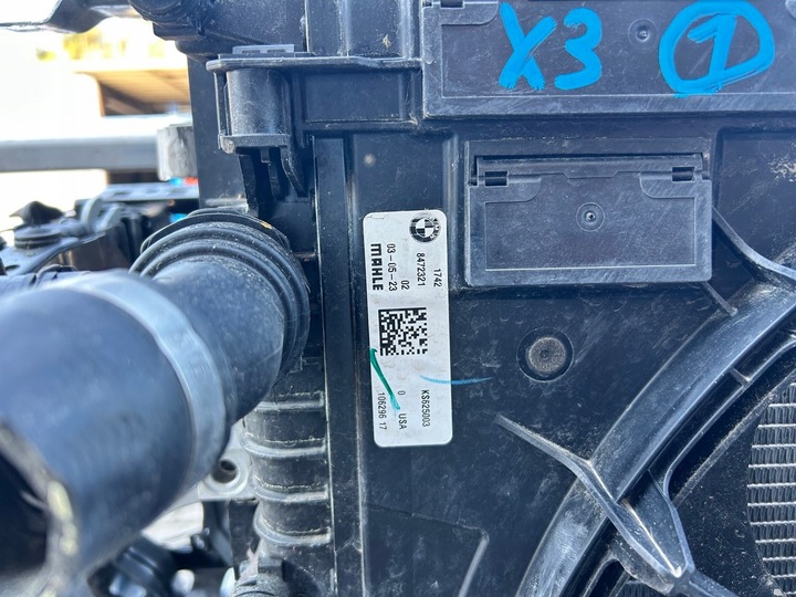 фото №10, Bmw x3 g01 x4 g02 lci рестайлінг pas переднє 2.0d підсилювач балка радіатор