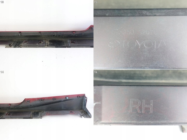 фото №14, Toyota gr yaris iv 4 xp210 20- порог планка накладка правые