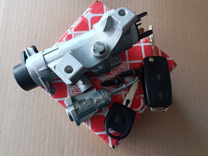 фото №12, Vw golf iv 4 bora нова замок запалювання + замок вставка двері набір комплект замків