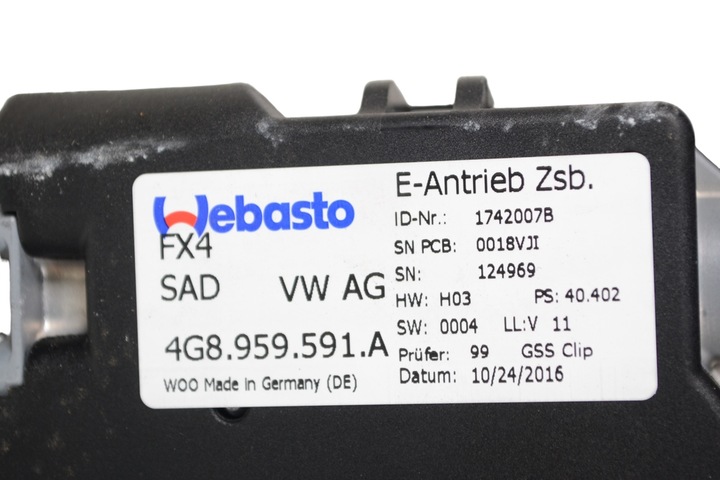 фото №7, Audi a7 люк панорамный 4g8877255a 4g8877041e 4g 3.0 tdi 2017 rhd