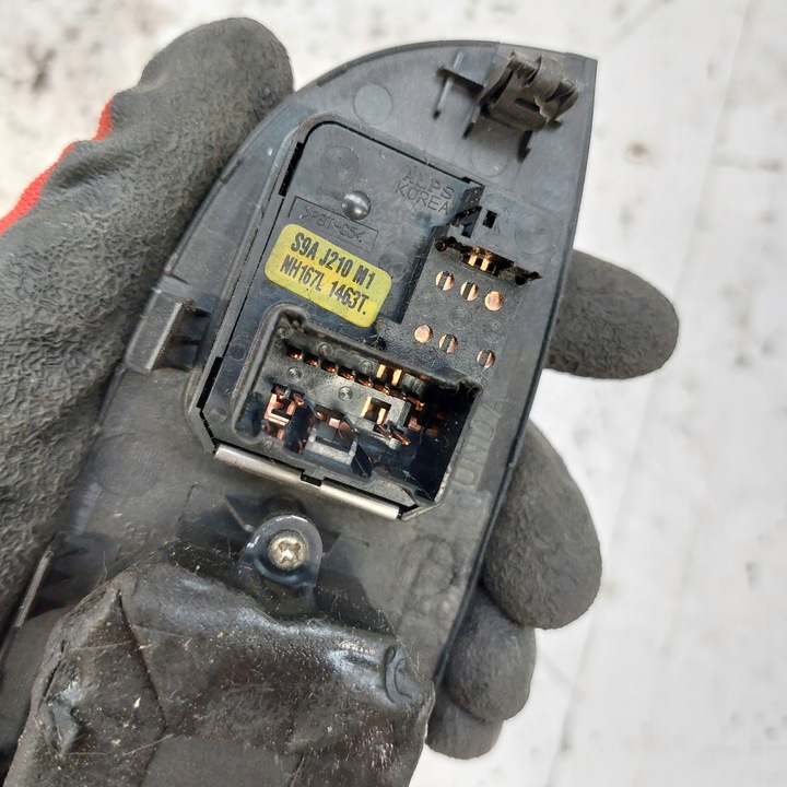 фото №11, Honda crv ii 2 панель перемикач скло дзеркал лівий перед s9aj210m1