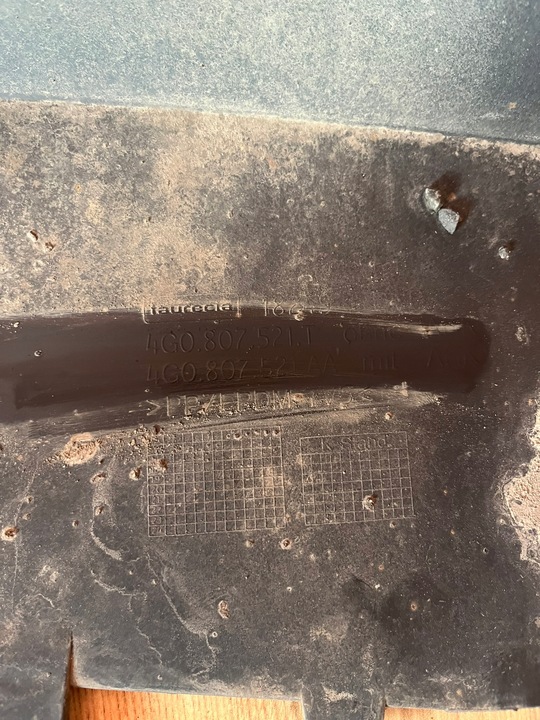 фото №7, Audi a6 c7 рестайлінг спойлер бампера зад 4g0807521t