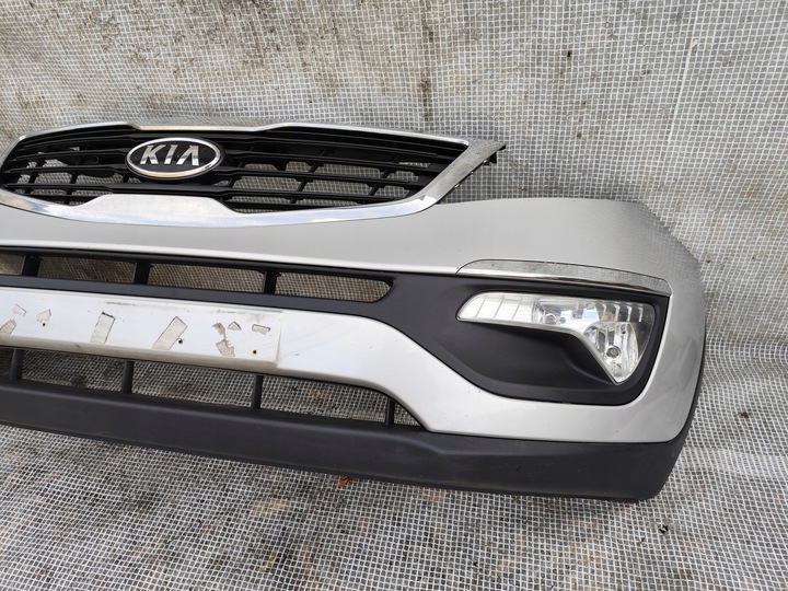 фото №11, Kia sportage 3 iii 10-15 бампер переднє перед комплектний ідеальний стан 9s срібний