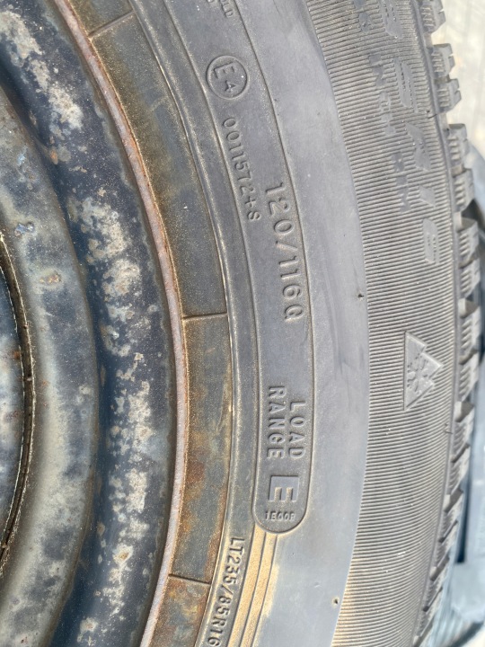 фото №11, Диски з шинами стальные land rover defender lt235/85r16 5x165.1