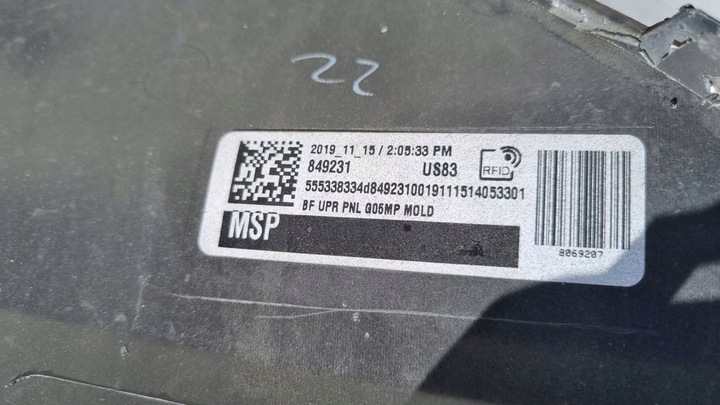 фото №15, Бампер bmw x5 g05 18-21 перед м-пакет