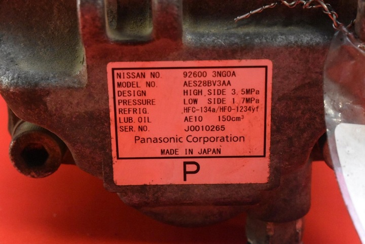 фото №6, Насос компресор кондиціонера 926003ng0a nissan leaf 1 i za0 рестайлінг 10-17
