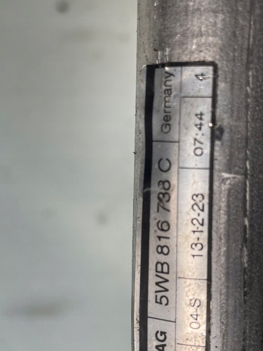 фото №5, Vw skoda seat 1.0 1.5 tsi шланг труба кондиционера 5q0816741b 5wb816738c