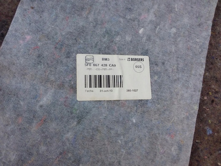 фото №4, Seat leon iii hb обшивки оббивка багажника kpl