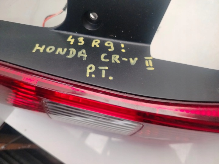 фото №12, Фара правое правая зад задняя honda crv cr-v ii 2001r-