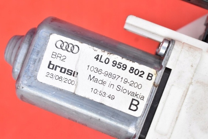фото №7, Подъемник стекла правый перед eu 4l0959802b audi q7 4l 05-09