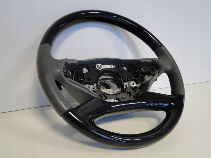 фото №6, Mercedes s w221 221 cl 216 рестайлінг кермо з підігрівом сірий дерево шкіра