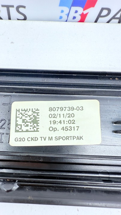 фото №9, Bmw g20 g21 планки накладки пороговые kpl м-пакет 8079739