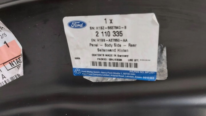 фото №9, Крыло зад заднее правое ford fiesta mk8 новый оригинал h1bb-a27860-aa