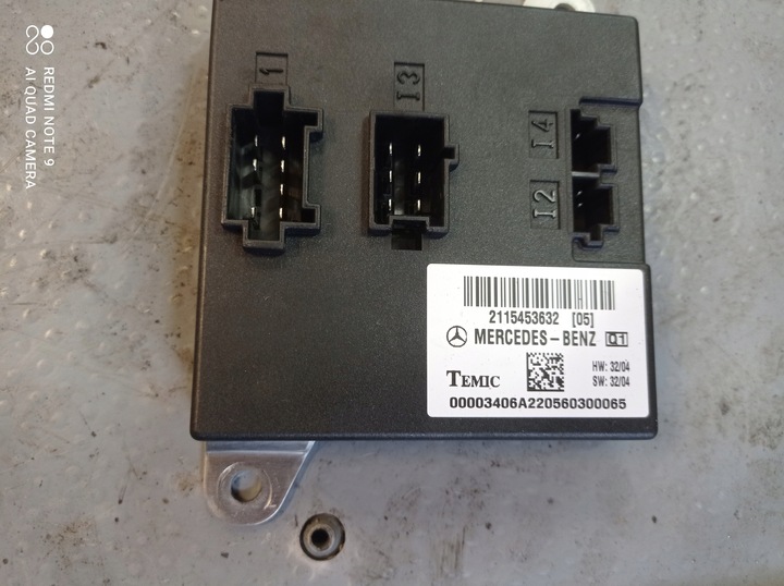 фото №1, Модуль temic mercedes w211 2115453632
