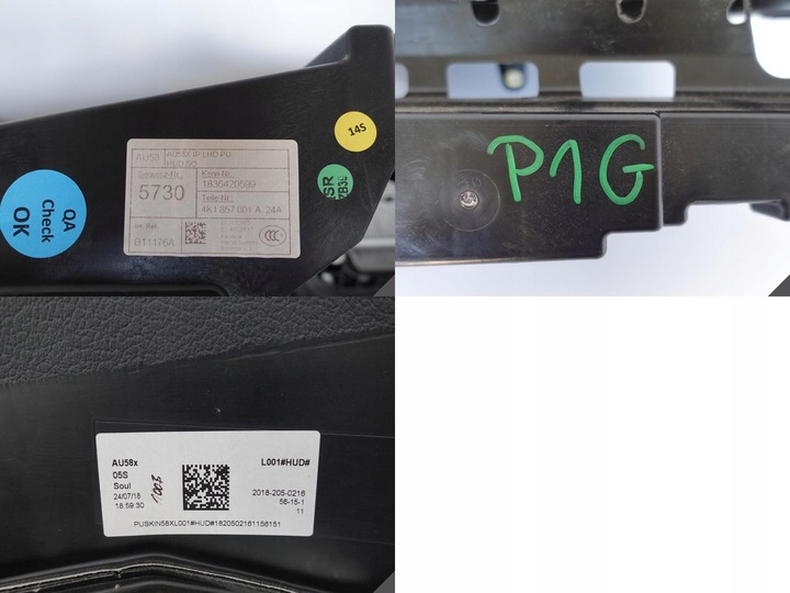 фото №12, Audi a6 s6 4k0 a7 s7 4k8 c8 панель консоль проекционный дисплей