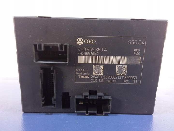 фото №1, Audi a8 d4 4h длинный блок управления сиденья зад 4h0959860a