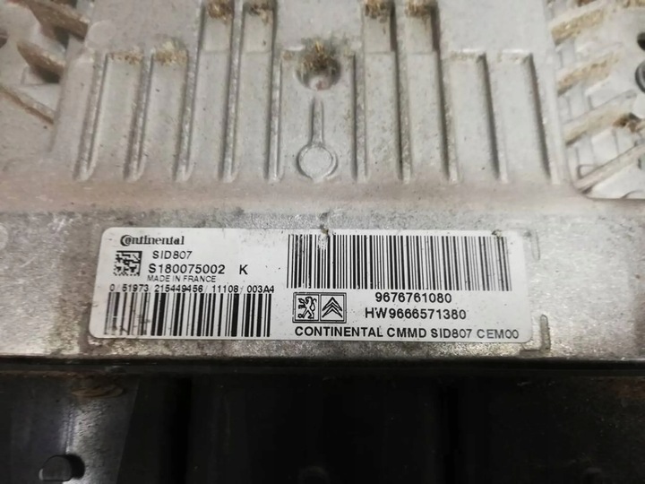 фото №8, Комп'ютер bsi набір c4 picasso i рестайлінг 1.6 ehdi 9676761080