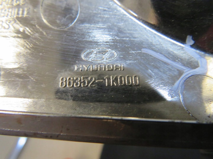 фото №12, Hyundai ix20 ix-20 нижний хром решётка решётка радиатора планка 86352-1k000