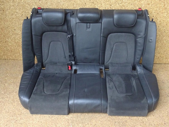 фото №14, Audi a4 b8 8k оббивка сидіння диван зад шкіра алькантара комплект s-line