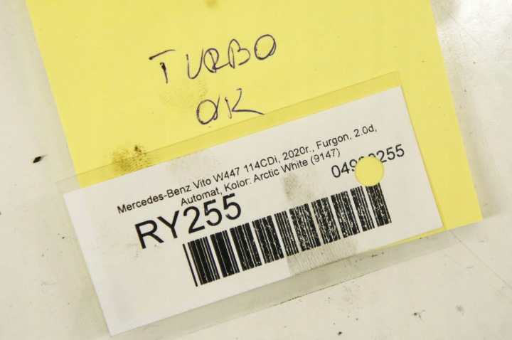 фото №9, Ry255 mercedes vito w447 2.0d турбонагнітач a6540901401 wj5033587400180
