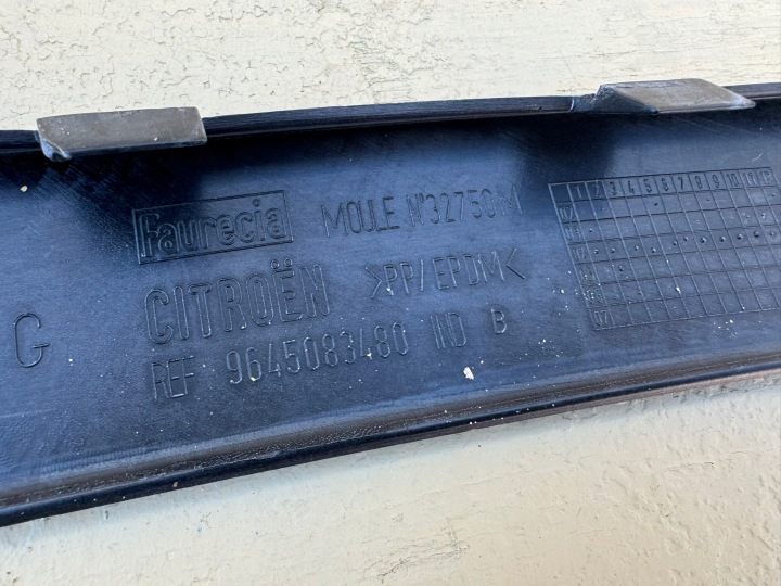 фото №9, Citroen c3 1 i 02-05r молдинг накладка бампера перед передня 9645083480