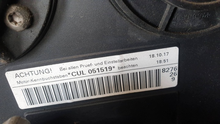 фото №8, Audi q3 i 8u 17r рестайлінг двигун 2.0 tfsi cul culb 132kw-180km комплект 161tyśkm