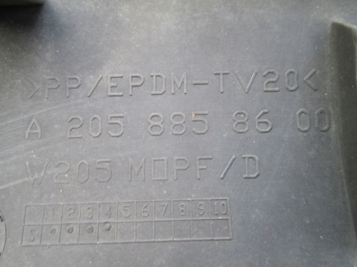 фото №14, Спойлер спойлер бампера зад mercedes c клас w205