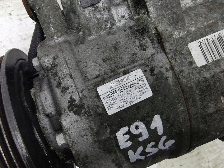 фото №8, Компресор кондиціонера bmw seria 3 e90 e91 6sbu14a