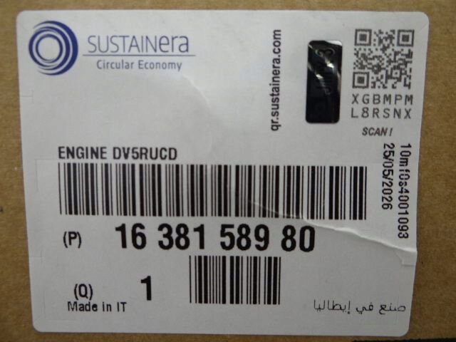 фото №15, Toyota proace 1.5 bluehdi двигатель новый оригинальная запчасть yh01