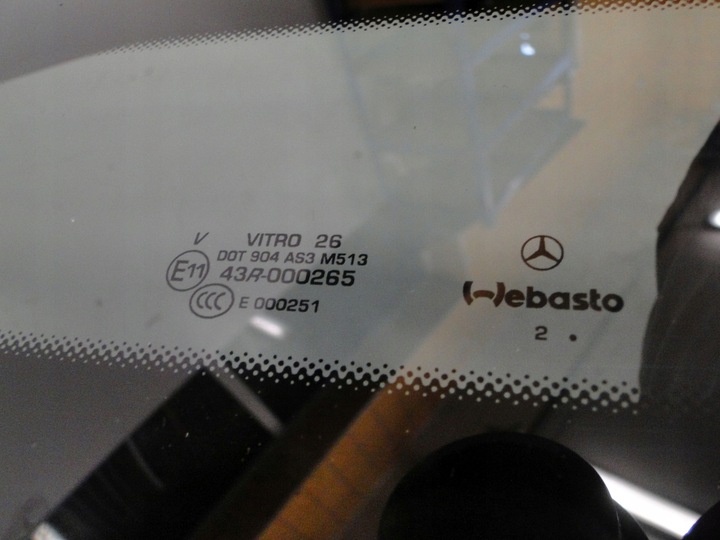 фото №6, Mercedes ml 166 w166 люк скло ролета передня запчастина