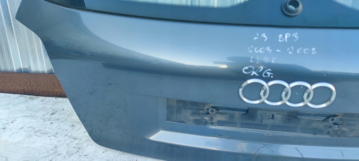 фото №13, Крышка зад audi a3 8p 3 -дверь lx7z 2003-2008 оригинал !!!