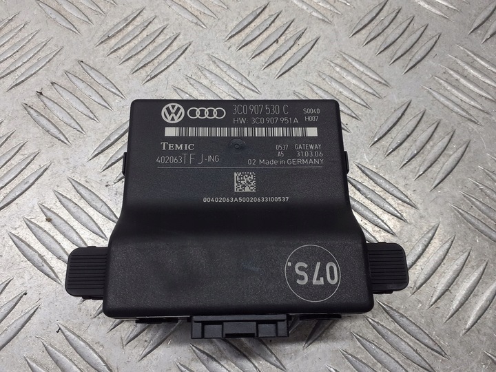 фото №1, Модуль шлюз vw passat b6 2.0 tdi 3c0907530c
