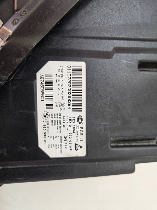 фото №13, Лампа права перед bmw 5 f10 f11 рестайлінг адаптивний led 746059601