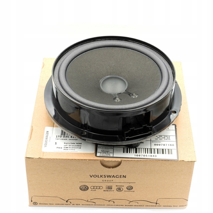 фото №1, Оригінальний номер vag динамік низькочастотний do vw golf iv v vi plus