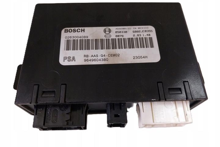 фото №1, Модуль pdc peugeot 607 9d, 9u 0263004089 2.7l дизель 150kw 2006