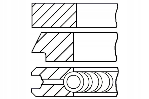 фото №2, 83 std 1.5-1.5-2 набор кольца поршень alfa romeo 159 brera