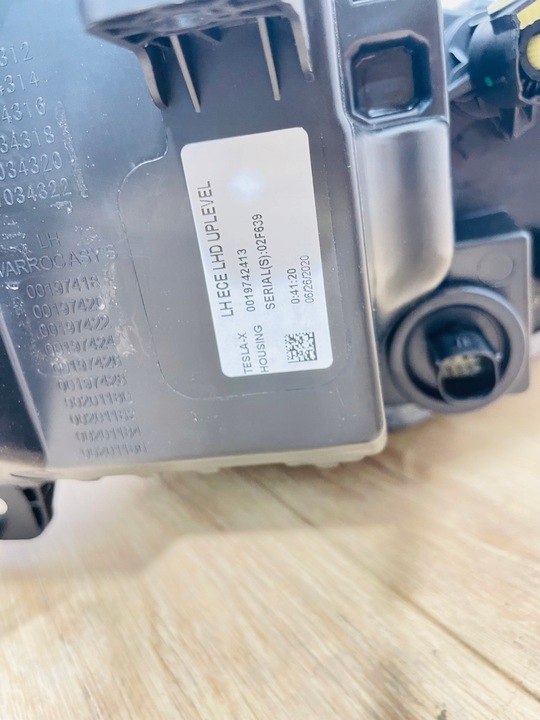 фото №7, Лампа права ліва повний led tesla модель x модулі блоки комплектні