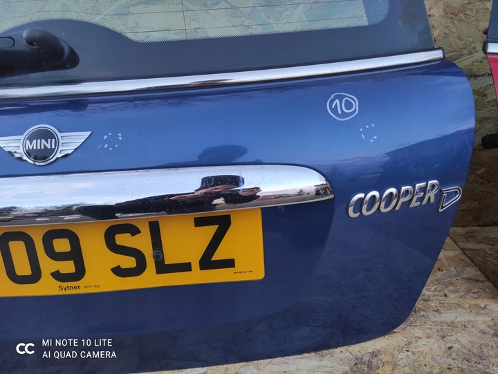 фото №4, Mini cooper r56 кришка зад a25/9 red 851 блакитний a63