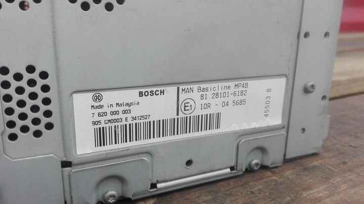 фото №3, Радио bosch man tgx tgl 81.28101-6182