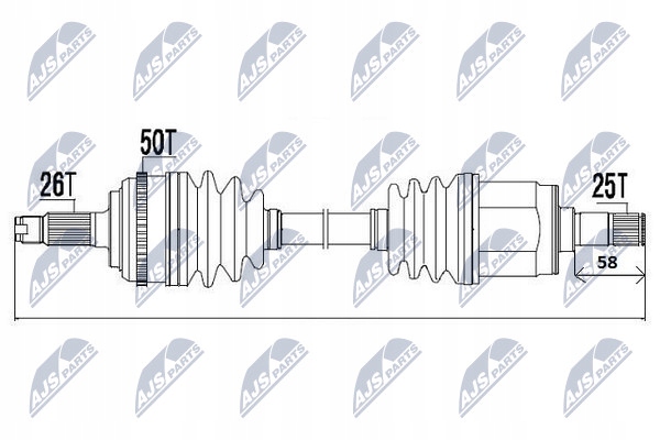фото №8, Полуось приводная honda civic vii 1.4 1.6 1.7 01-2005