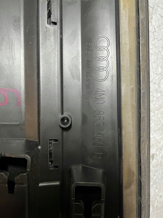 фото №11, Audi q7 ii 4m 2015 - 2019 планка дверь передних перед правые 4m0853959b