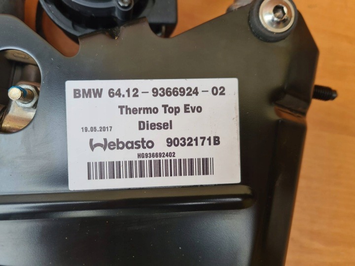 фото №11, Вебасто bmw x3 g01 x4 g02 64,12-9366924-02