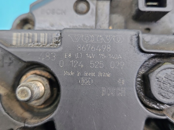 фото №6, Тест генератор volvo v70 ii 8676498, 0124525029 2.4 ось