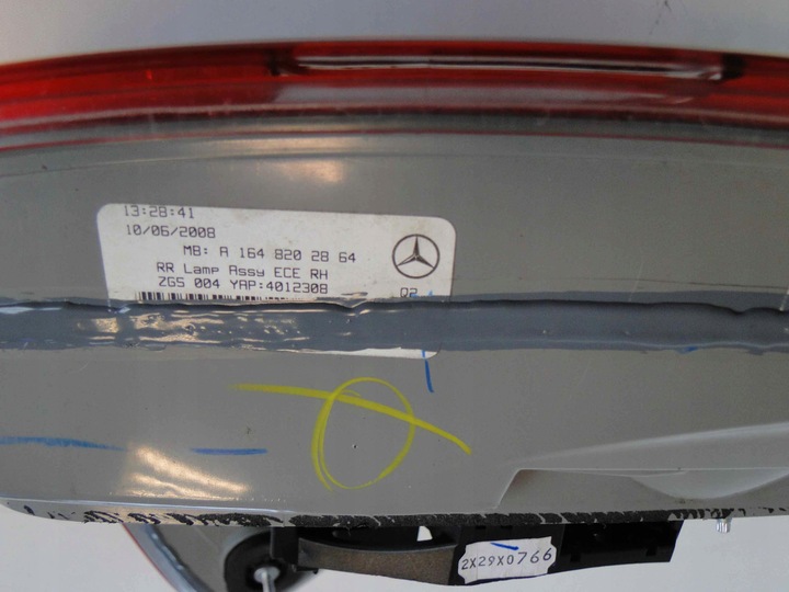 фото №10, Mercedes ml w164 164 рестайлінг лампа задня права