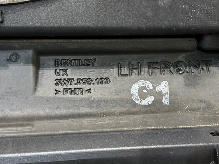 фото №10, Bentley continental gt gtc поріг накладка планка порогова lh 3w8853851n