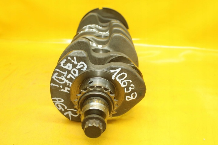 фото №8, Wał коленчатый з вкладыши номинал vw golf iv audi skoda 1.9 tdi agr 038c