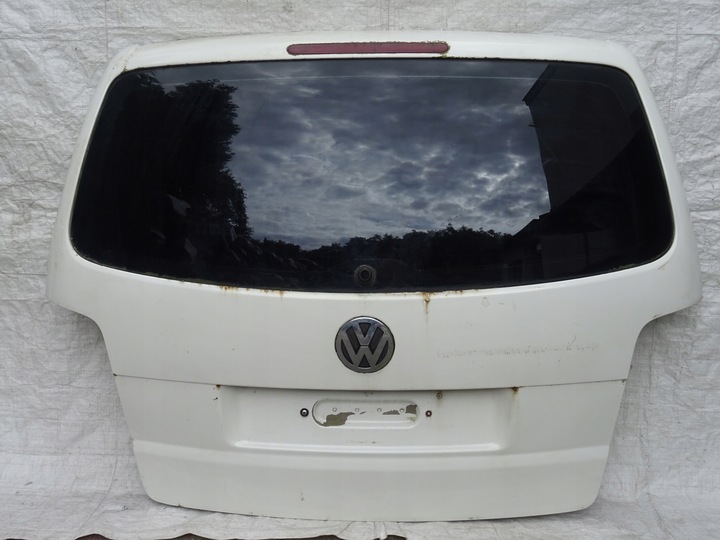 фото №1, Скло кришки кришка багажника зад задня заднє vw touran i 1 1t0 03-06 біла