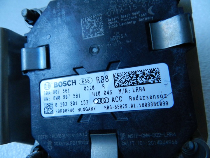 фото №6, Audi q5 ii 80a 17- радар датчик acc права сторона 80a907561